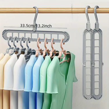 NeatFold™ 9-Hole Space-Saving Hangers
